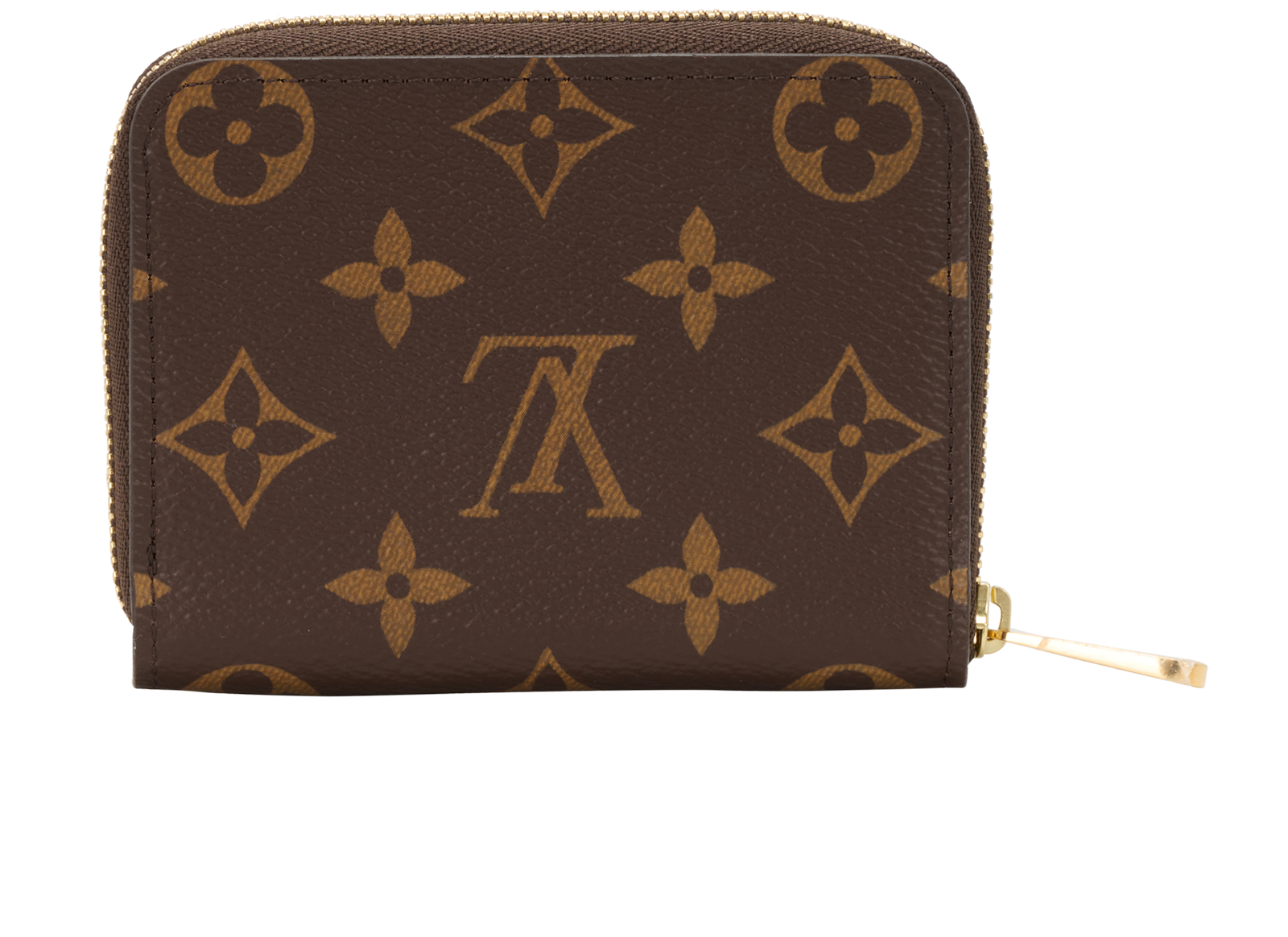 Zippy Coin Purse, &pound;250, Accessories, Brown, Canvas, Back view